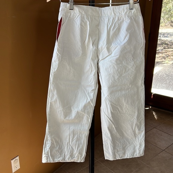 'S MAX MARA Wide-fit stretch cotton silk blend trousers Size 6 - Picture 5 of 9